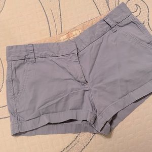 J Crew blue chino shorts. Size 8